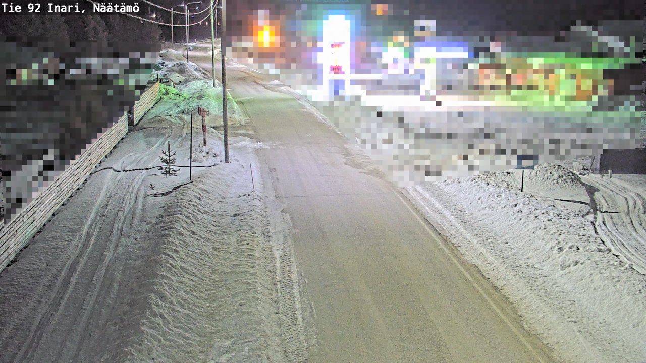 Kelikamerat Kuva Tie 92 Inari, Näätämö, Inari, Lappi