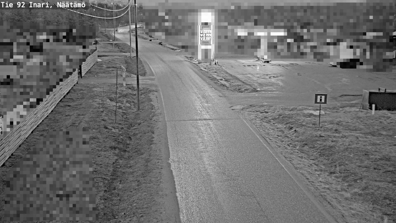 Kelikamerat Kuva Tie 92 Inari, Näätämö, Inari, Lappi