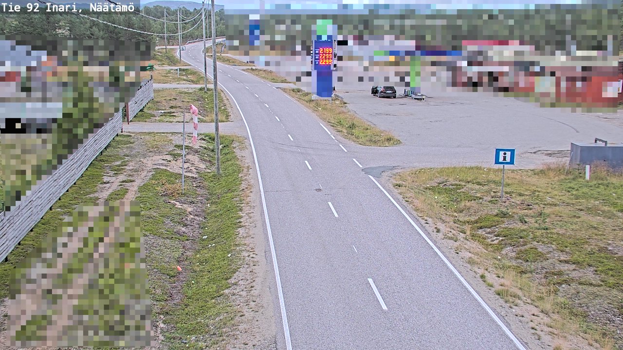 Kelikamerat Kuva Tie 92 Inari, Näätämö, Inari, Lappi