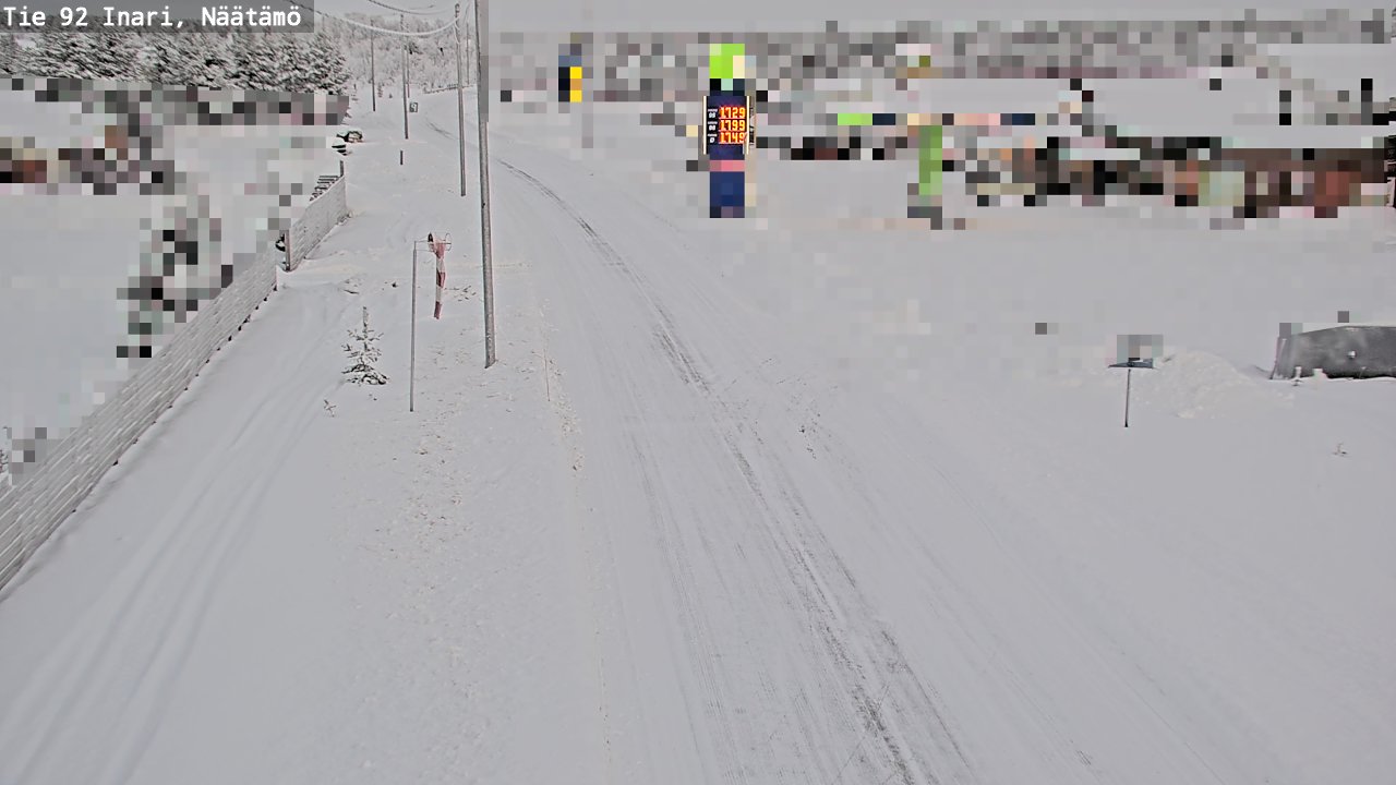 Kelikamerat Kuva Tie 92 Inari, Näätämö, Inari, Lappi