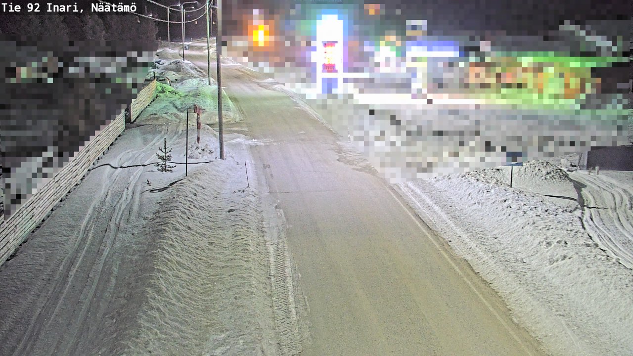 Kelikamerat Kuva Tie 92 Inari, Näätämö, Inari, Lappi