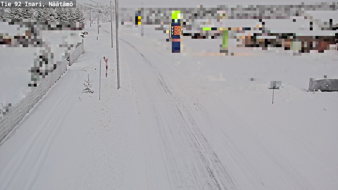 Kelikamerat Kuva Tie 92 Inari, Näätämö, Inari, Lappi
