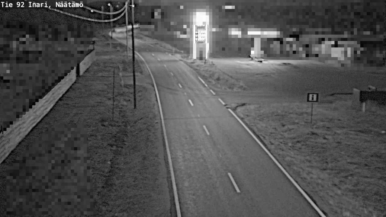 Kelikamerat Kuva Tie 92 Inari, Näätämö, Inari, Lappi