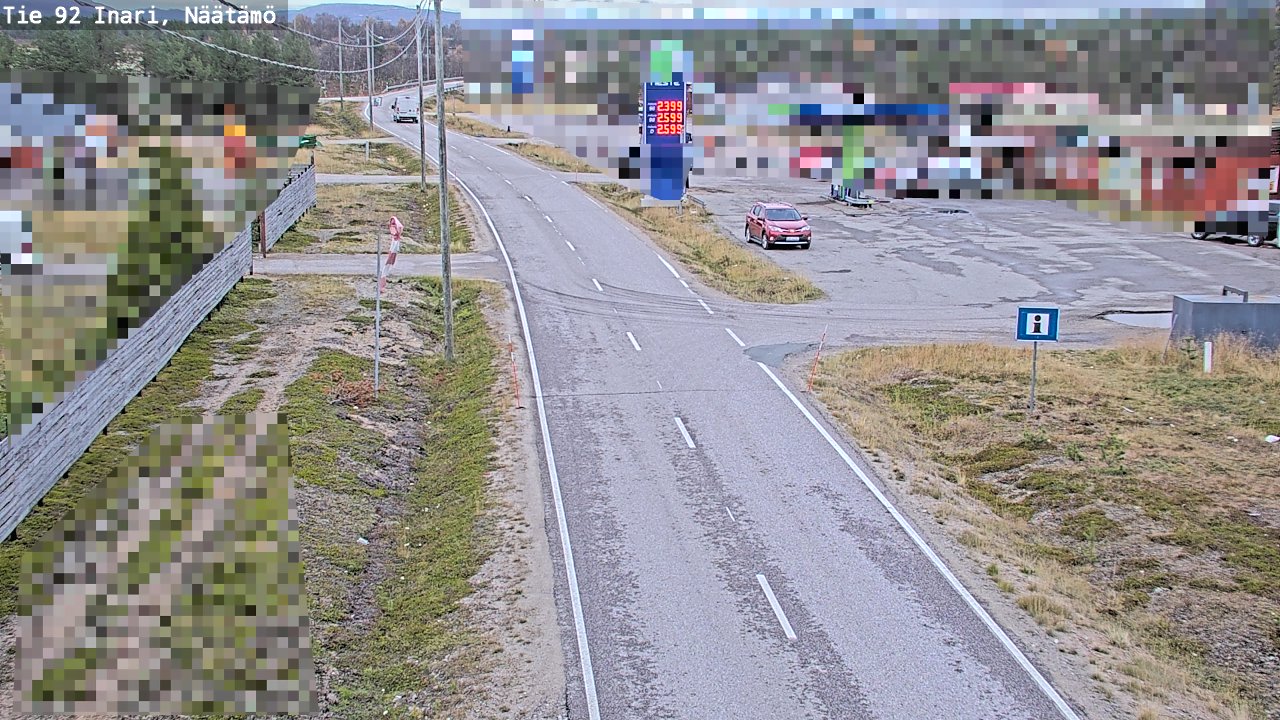 Kelikamerat Kuva Tie 92 Inari, Näätämö, Inari, Lappi