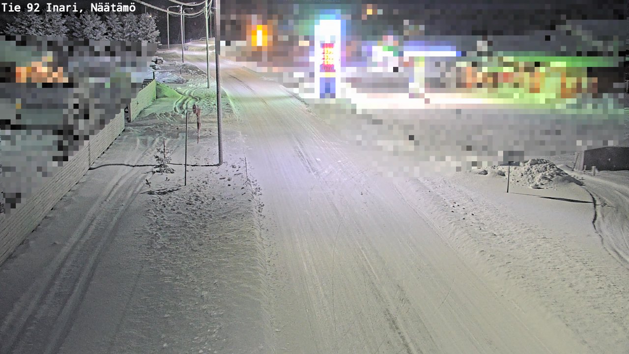 Kelikamerat Kuva Tie 92 Inari, Näätämö, Inari, Lappi