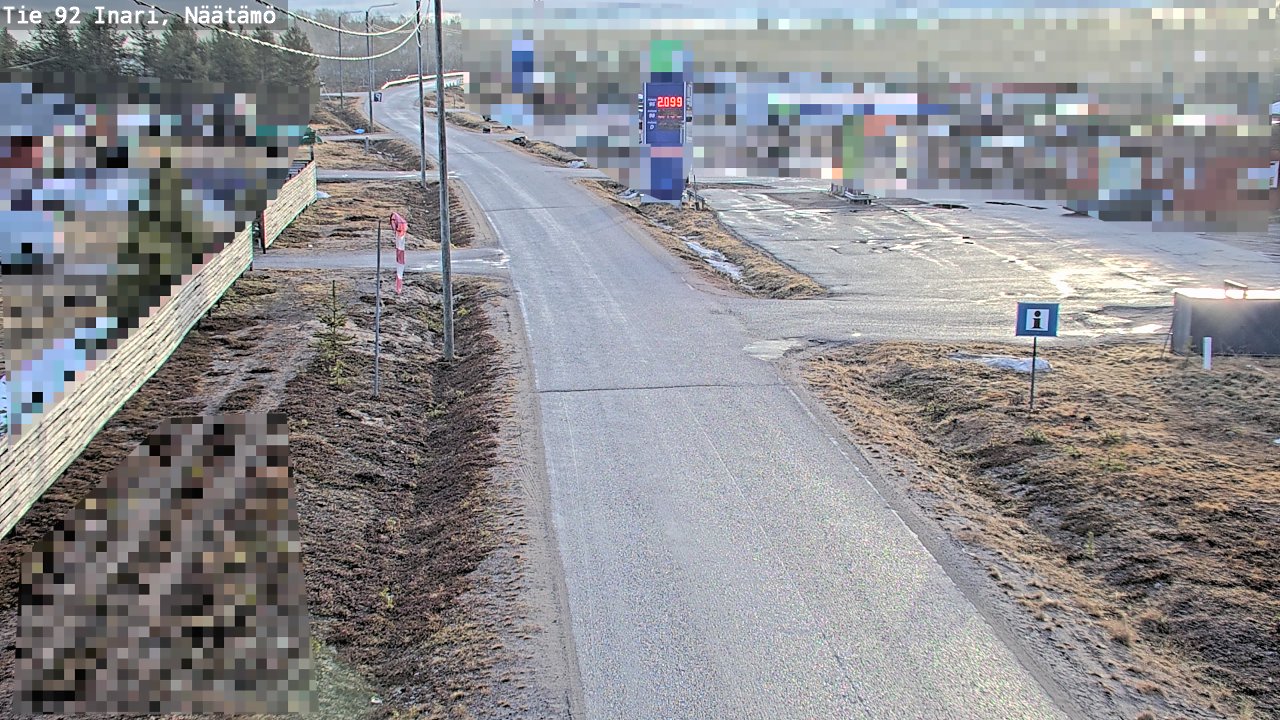 Kelikamerat Kuva Tie 92 Inari, Näätämö, Inari, Lappi