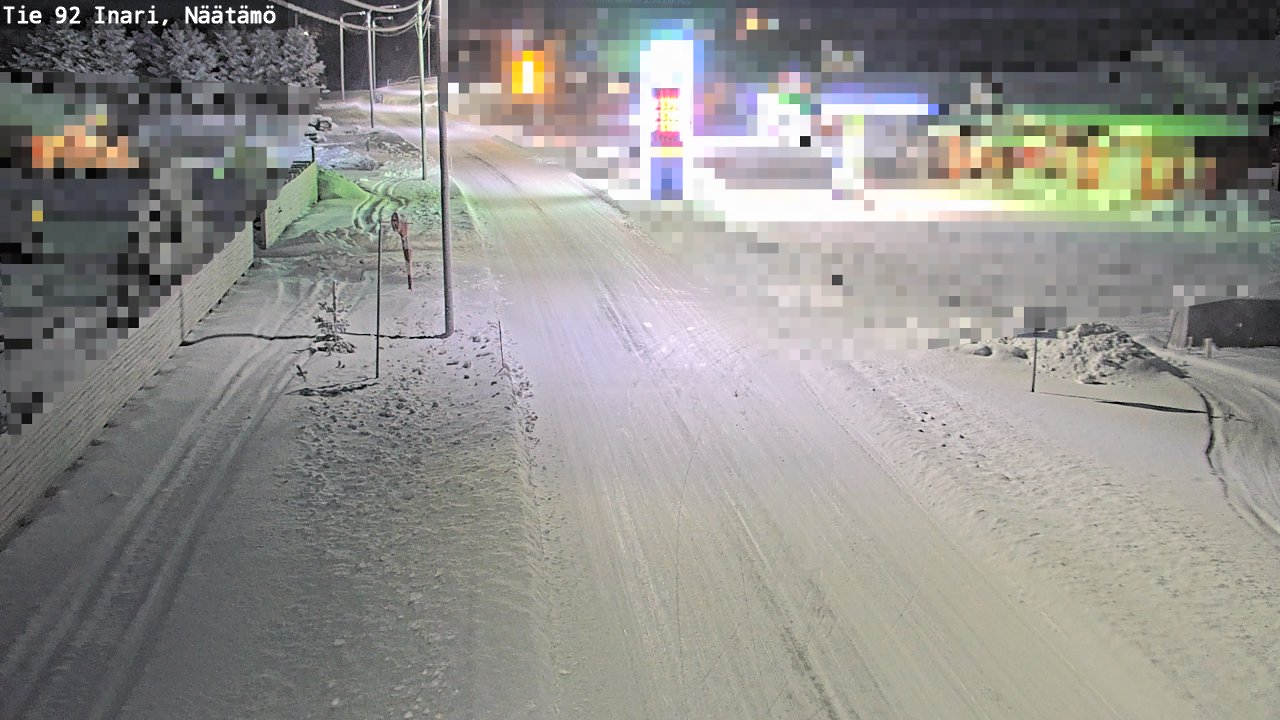 Kelikamerat Kuva Tie 92 Inari, Näätämö, Inari, Lappi