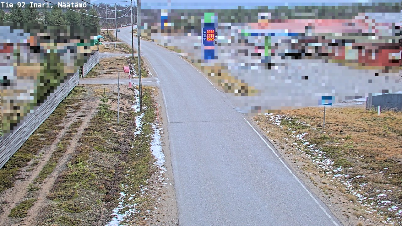 Kelikamerat Kuva Tie 92 Inari, Näätämö, Inari, Lappi