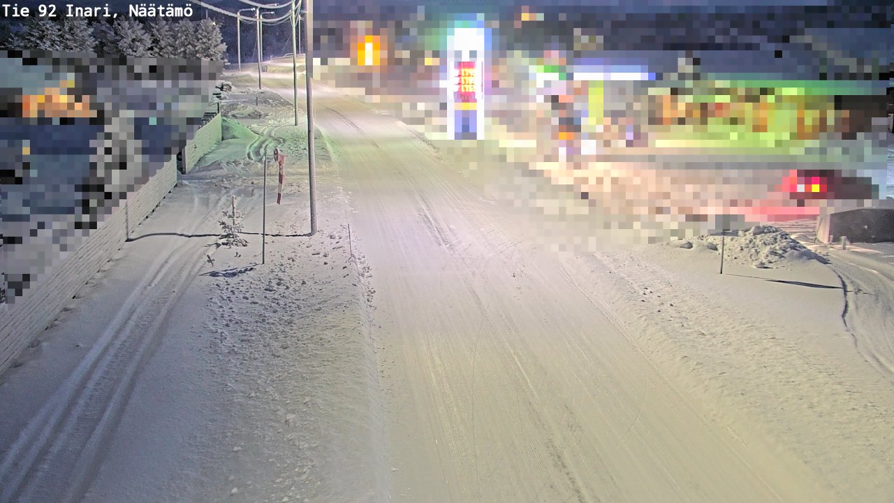 Weather Camera Image Road 92 Inari, Näätämö, Inari, Lappi