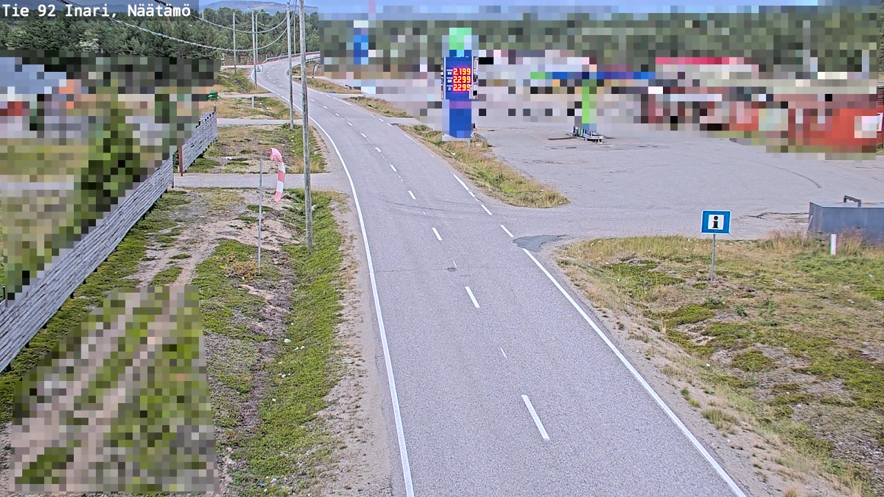 Kelikamerat Kuva Tie 92 Inari, Näätämö, Inari, Lappi