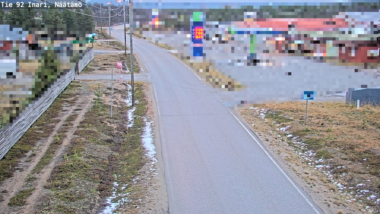 Kelikamerat Kuva Tie 92 Inari, Näätämö, Inari, Lappi