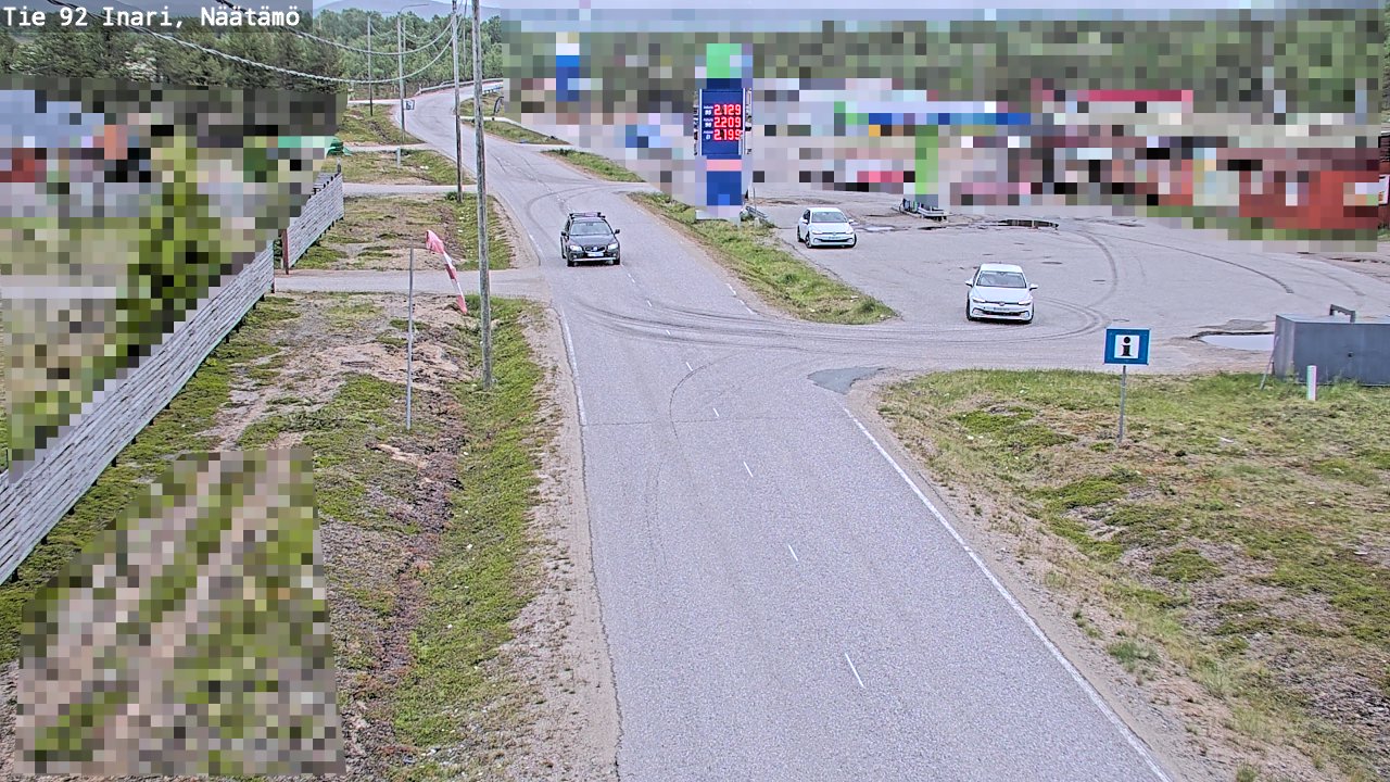 Kelikamerat Kuva Tie 92 Inari, Näätämö, Inari, Lappi
