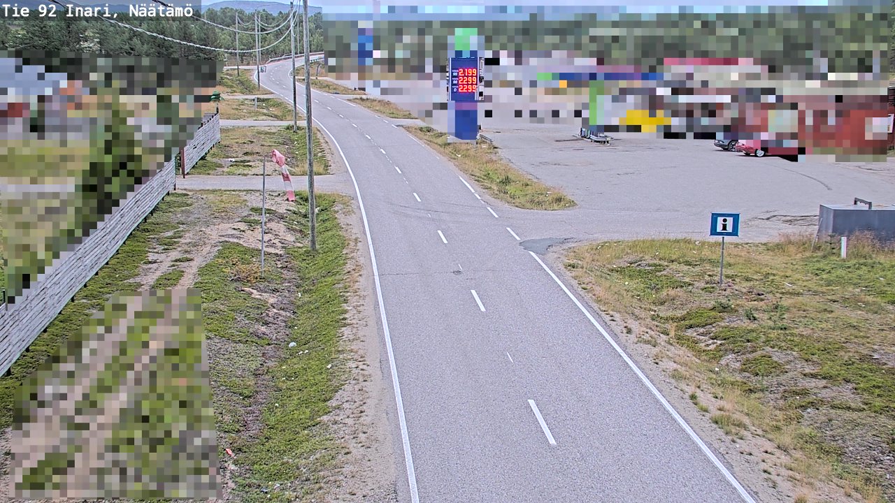 Kelikamerat Kuva Tie 92 Inari, Näätämö, Inari, Lappi