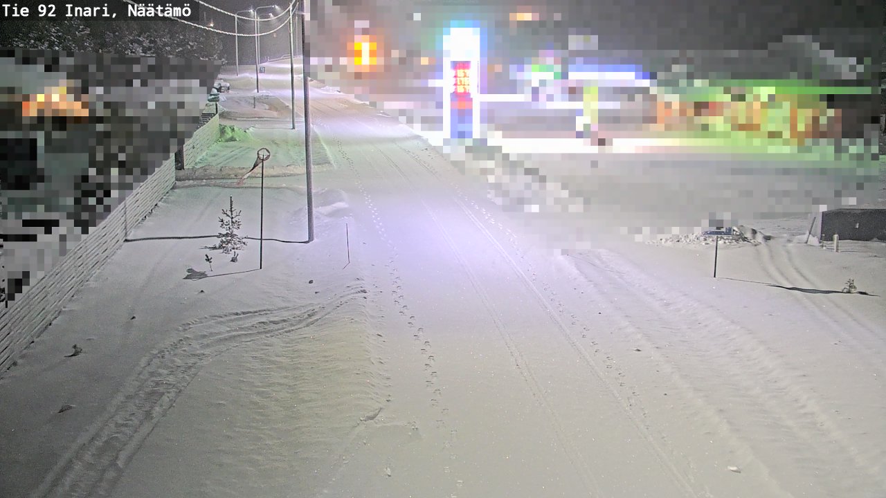 Weather Camera Image Road 92 Inari, Näätämö, Inari, Lappi