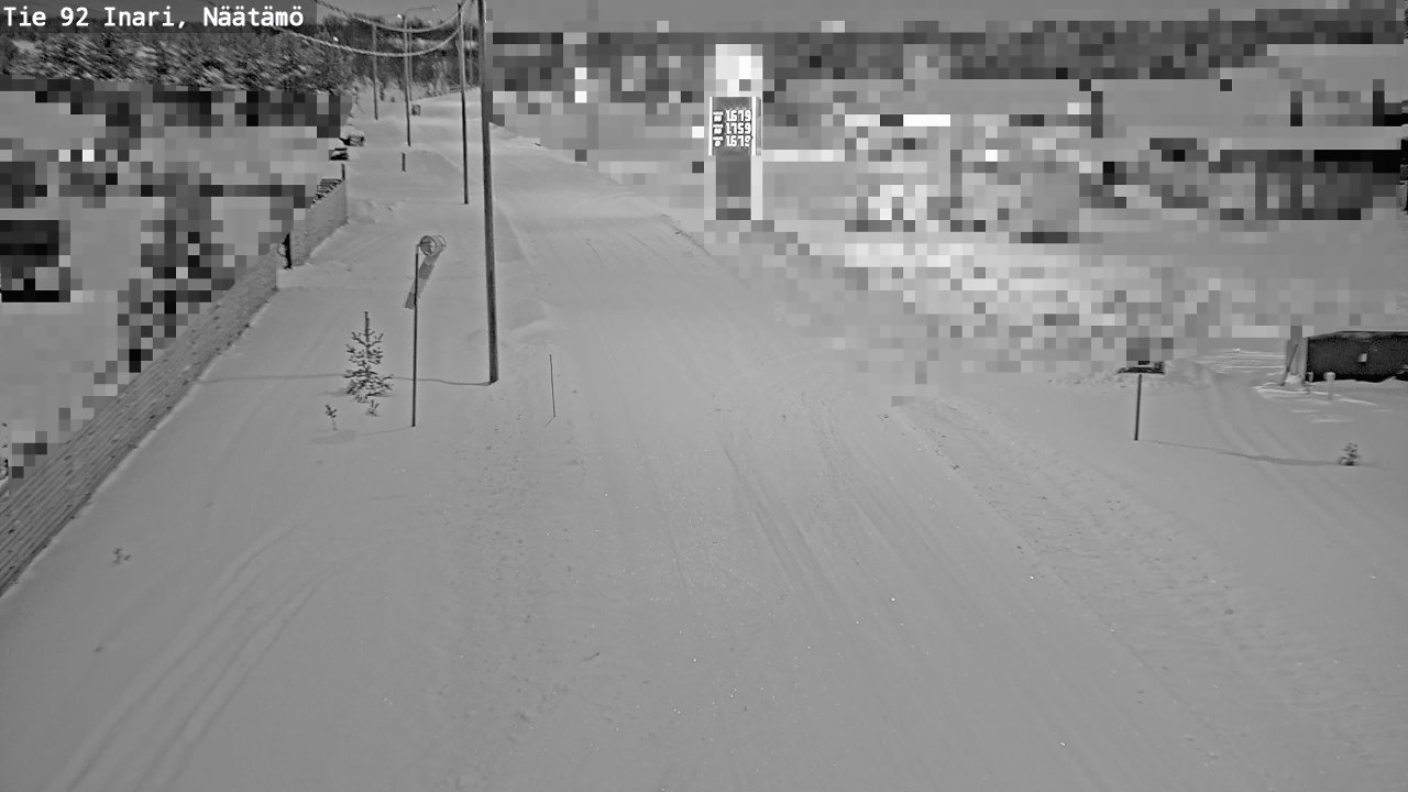Weather Camera Image Road 92 Inari, Näätämö, Inari, Lappi