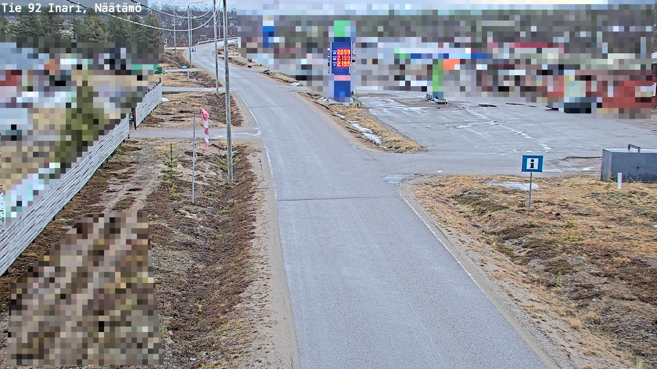 Kelikamerat Kuva Tie 92 Inari, Näätämö, Inari, Lappi