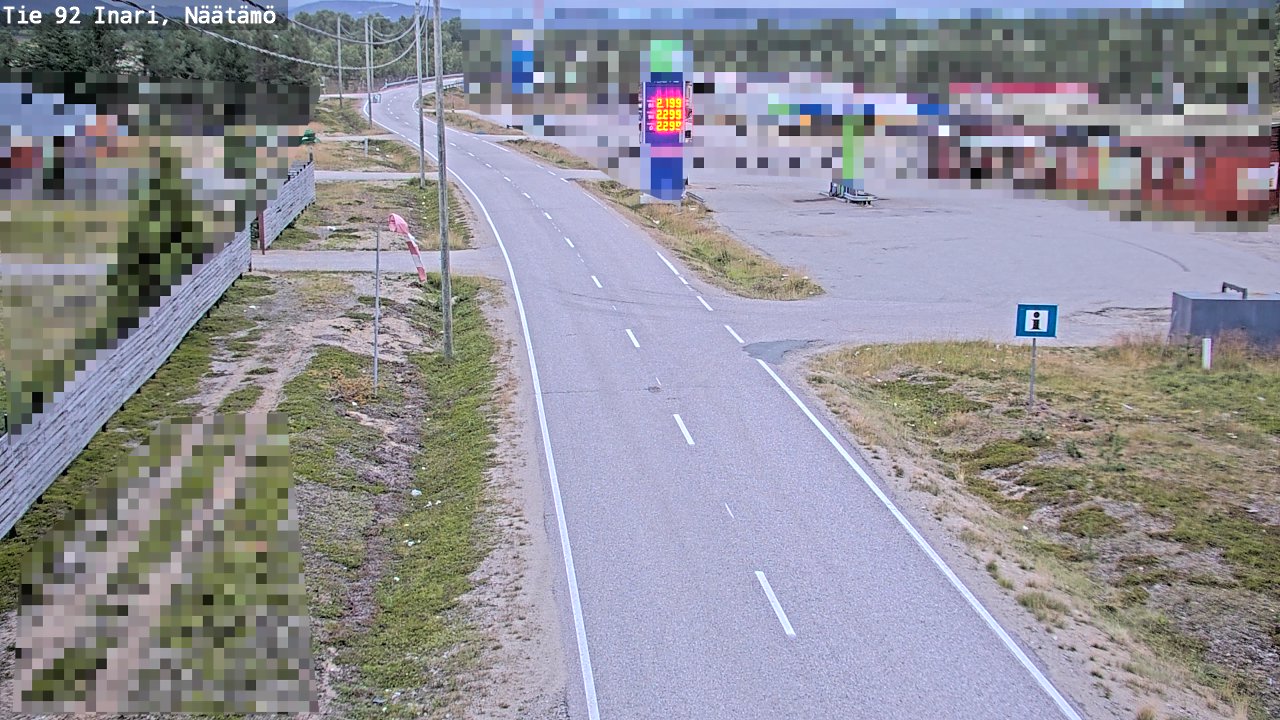 Kelikamerat Kuva Tie 92 Inari, Näätämö, Inari, Lappi