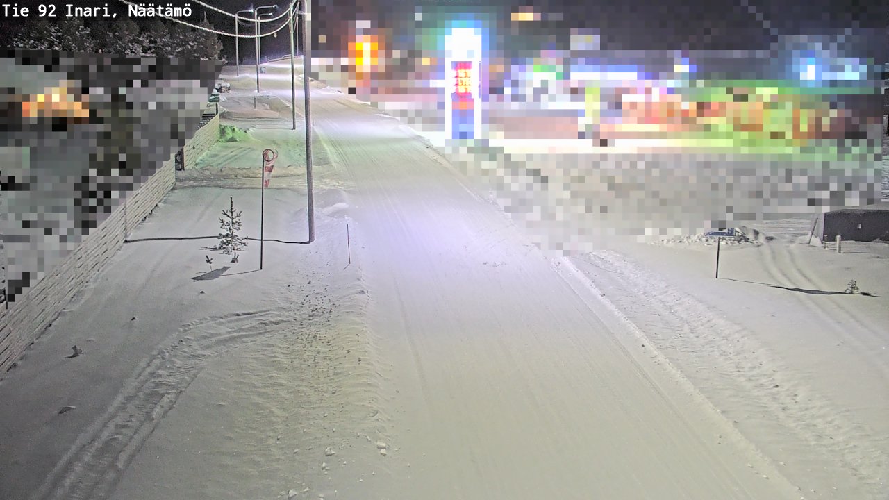 Weather Camera Image Road 92 Inari, Näätämö, Inari, Lappi