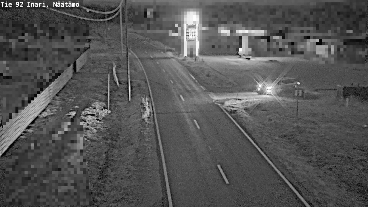 Kelikamerat Kuva Tie 92 Inari, Näätämö, Inari, Lappi