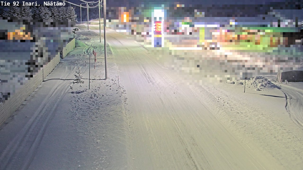 Kelikamerat Kuva Tie 92 Inari, Näätämö, Inari, Lappi