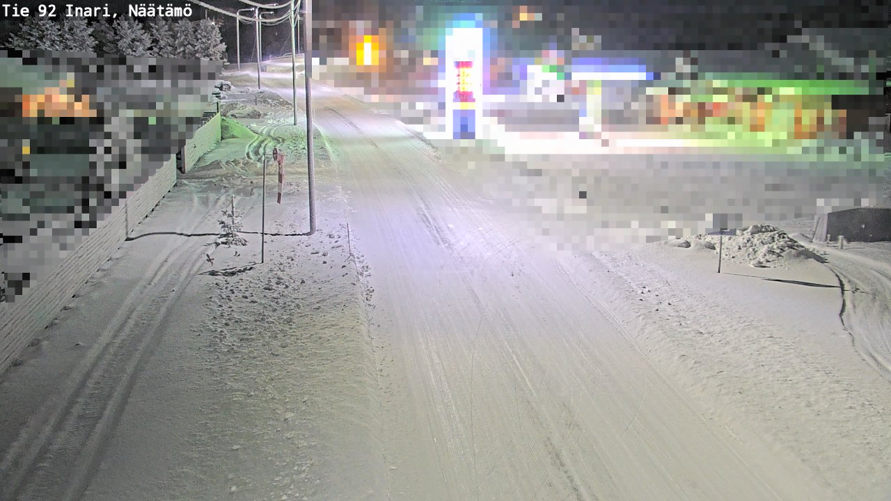 Kelikamerat Kuva Tie 92 Inari, Näätämö, Inari, Lappi