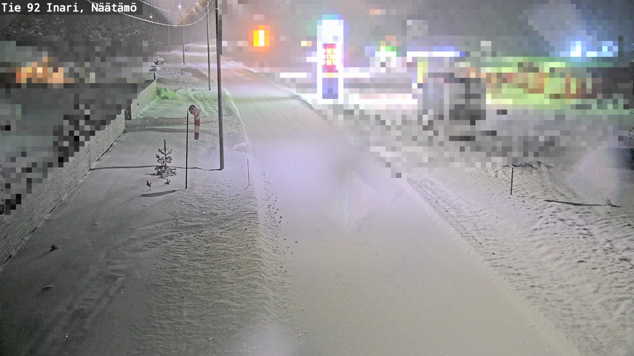 Weather Camera Image Road 92 Inari, Näätämö, Inari, Lappi