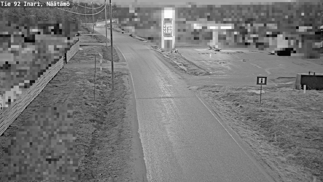 Kelikamerat Kuva Tie 92 Inari, Näätämö, Inari, Lappi