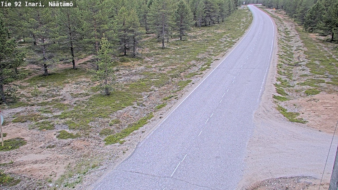 Kelikamerat Kuva Tie 92 Inari, Näätämö, Inari, Lappi