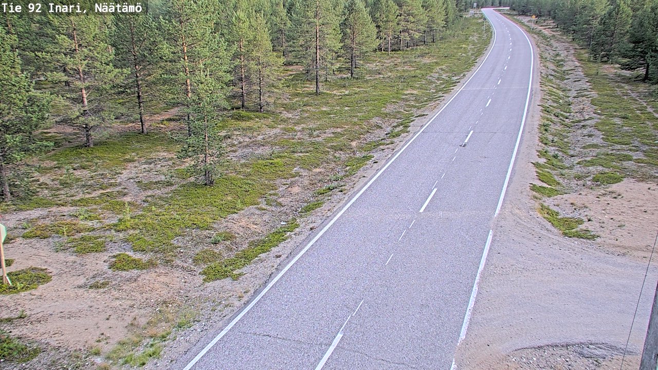 Kelikamerat Kuva Tie 92 Inari, Näätämö, Inari, Lappi