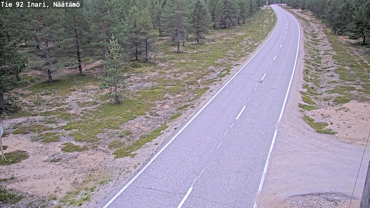 Kelikamerat Kuva Tie 92 Inari, Näätämö, Inari, Lappi