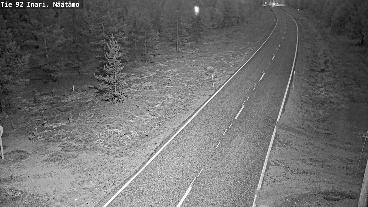 Kelikamerat Kuva Tie 92 Inari, Näätämö, Inari, Lappi