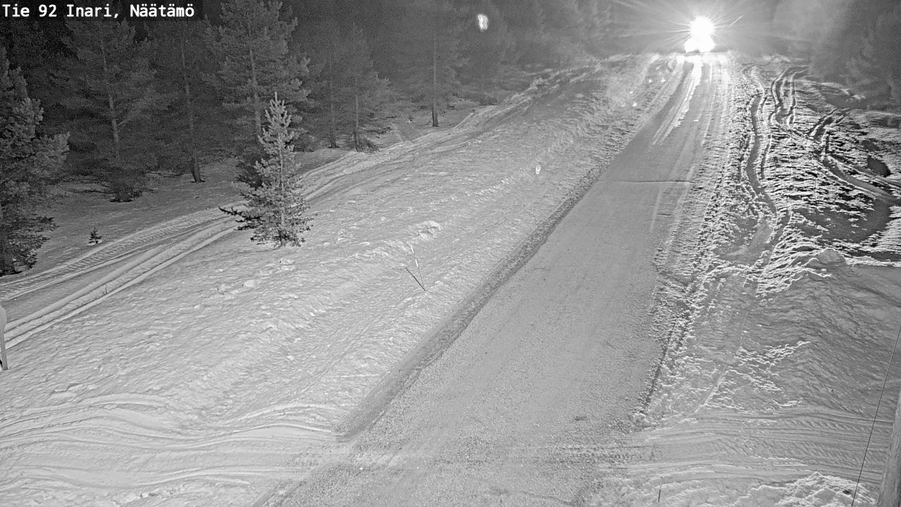 Kelikamerat Kuva Tie 92 Inari, Näätämö, Inari, Lappi