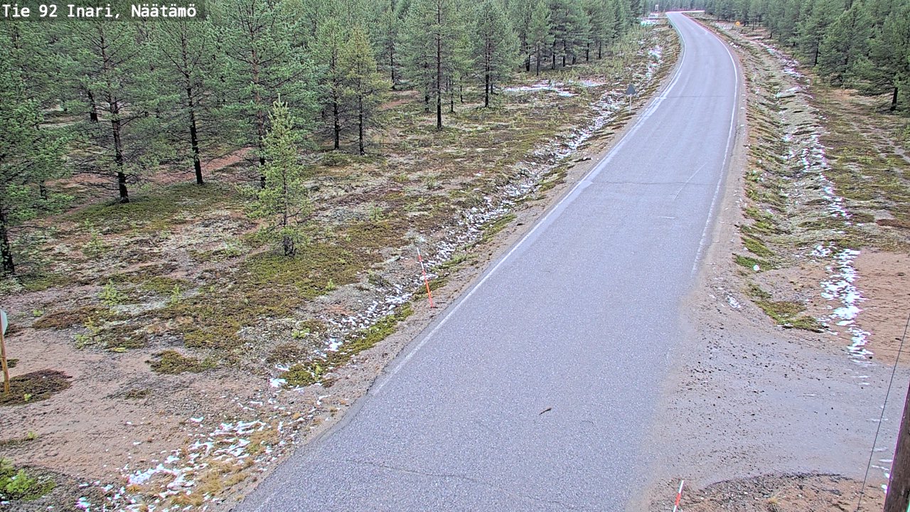 Kelikamerat Kuva Tie 92 Inari, Näätämö, Inari, Lappi