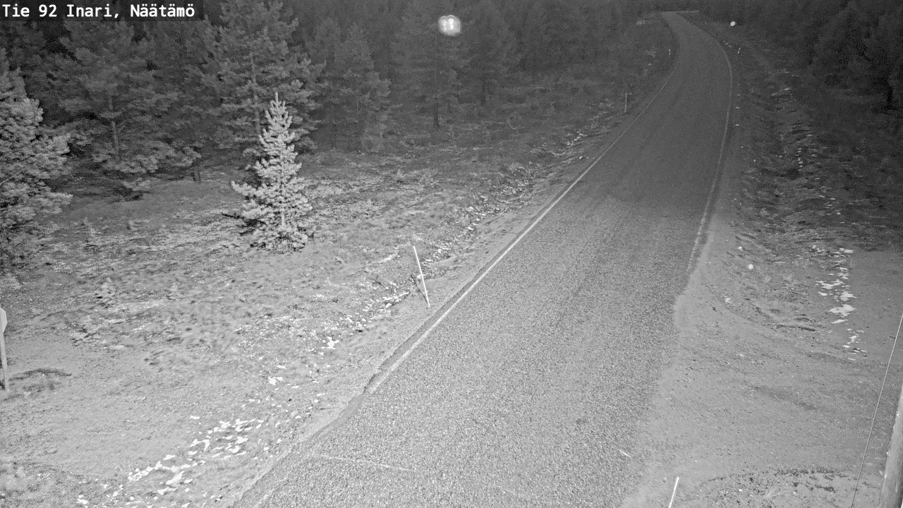 Kelikamerat Kuva Tie 92 Inari, Näätämö, Inari, Lappi