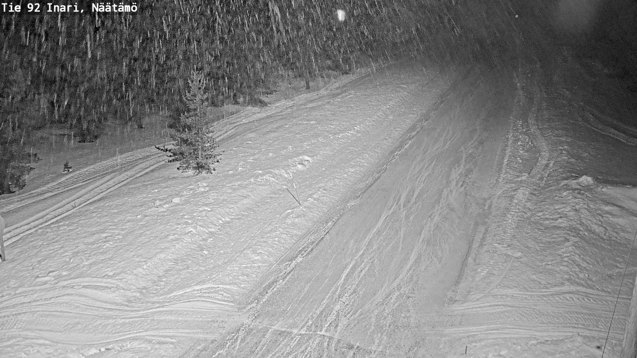 Kelikamerat Kuva Tie 92 Inari, Näätämö, Inari, Lappi