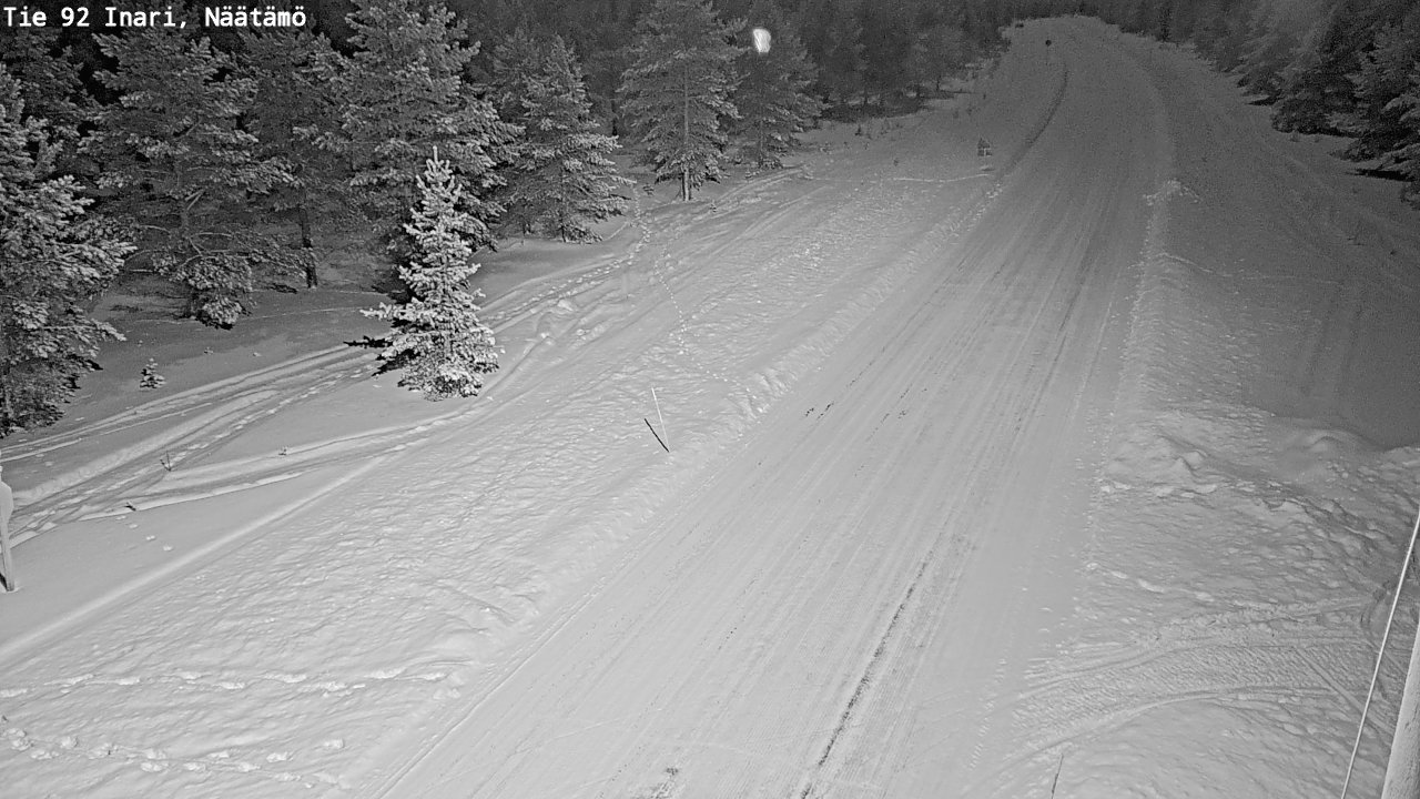 Kelikamerat Kuva Tie 92 Inari, Näätämö, Inari, Lappi