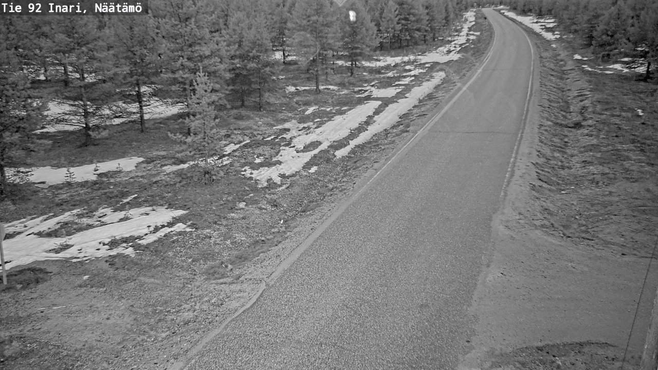 Kelikamerat Kuva Tie 92 Inari, Näätämö, Inari, Lappi