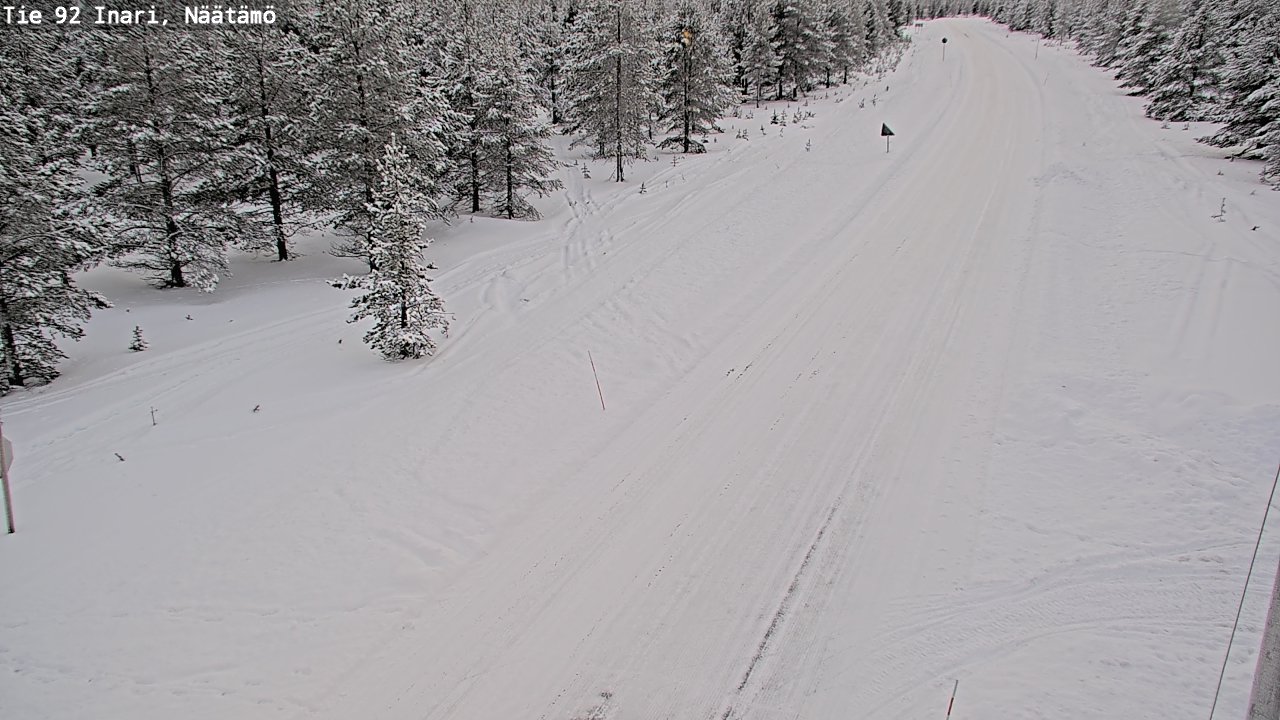 Kelikamerat Kuva Tie 92 Inari, Näätämö, Inari, Lappi
