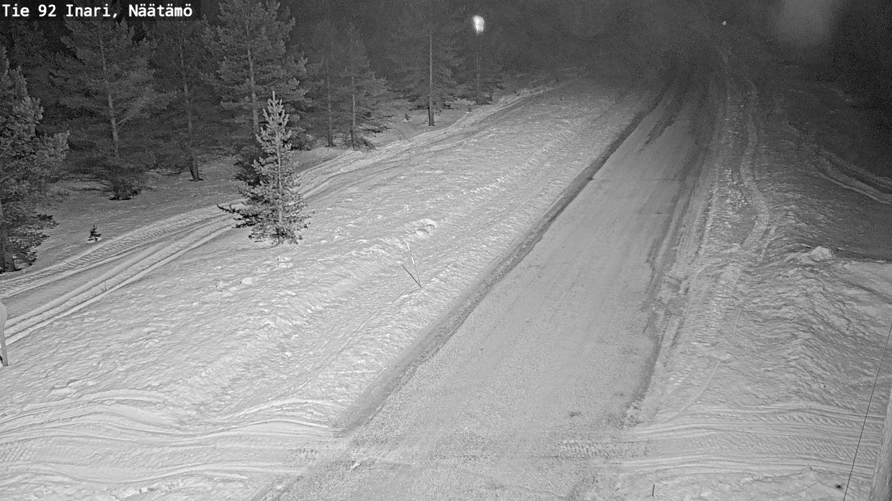 Kelikamerat Kuva Tie 92 Inari, Näätämö, Inari, Lappi