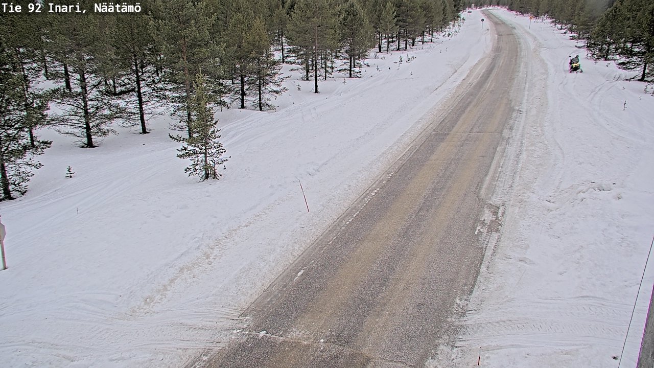 Kelikamerat Kuva Tie 92 Inari, Näätämö, Inari, Lappi