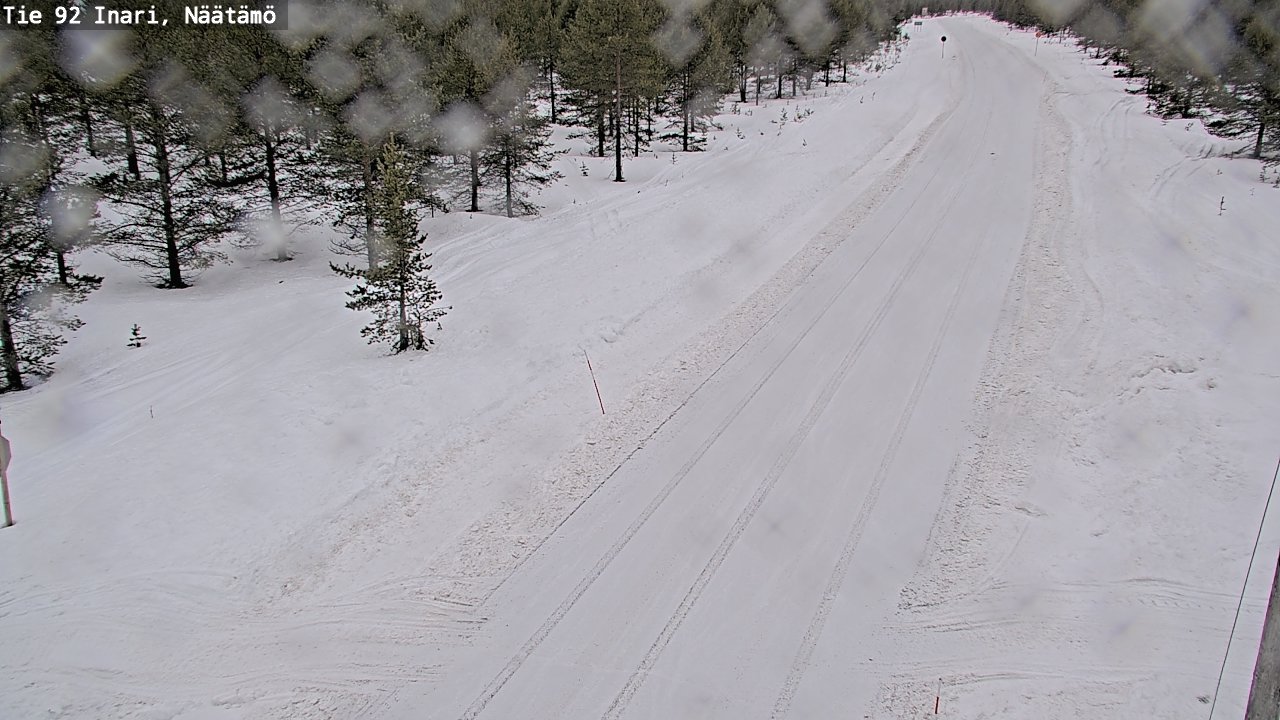 Kelikamerat Kuva Tie 92 Inari, Näätämö, Inari, Lappi