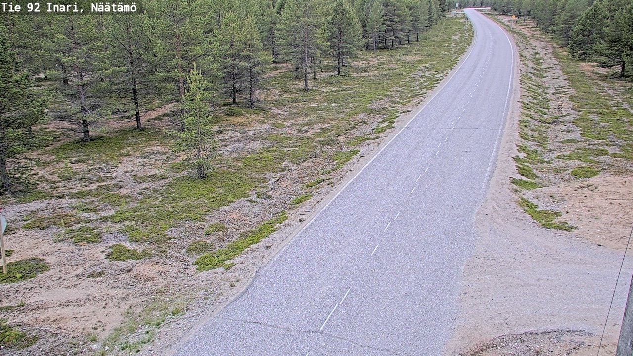 Kelikamerat Kuva Tie 92 Inari, Näätämö, Inari, Lappi