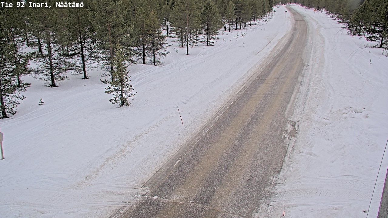 Kelikamerat Kuva Tie 92 Inari, Näätämö, Inari, Lappi