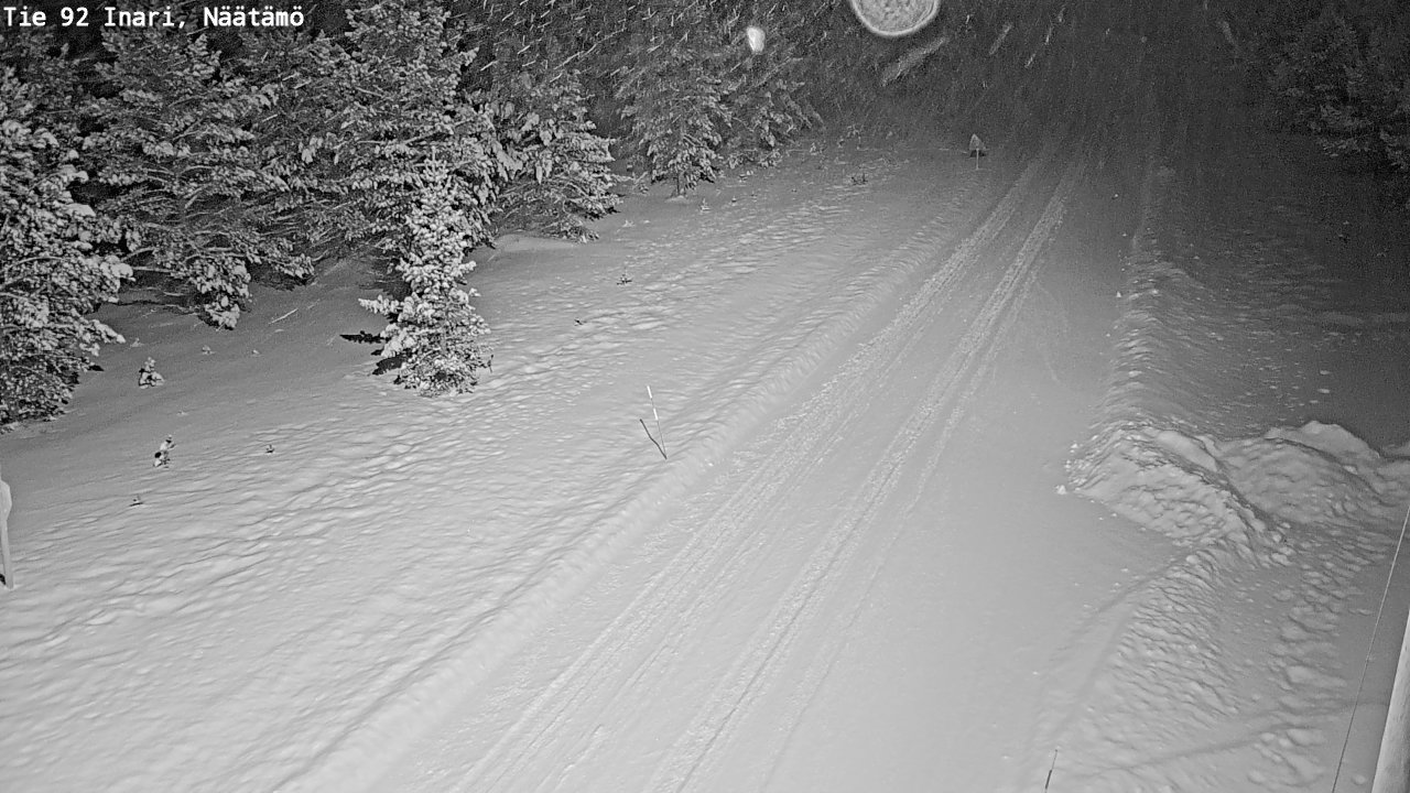 Kelikamerat Kuva Tie 92 Inari, Näätämö, Inari, Lappi