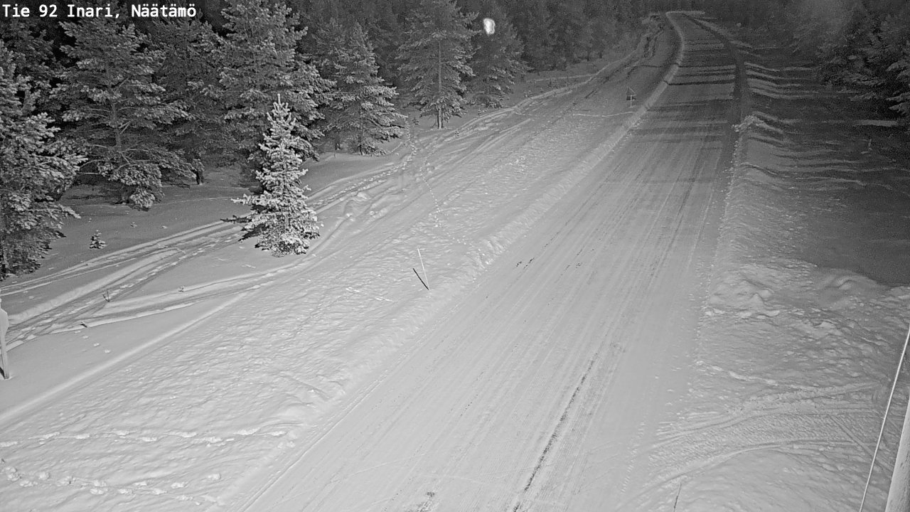 Kelikamerat Kuva Tie 92 Inari, Näätämö, Inari, Lappi