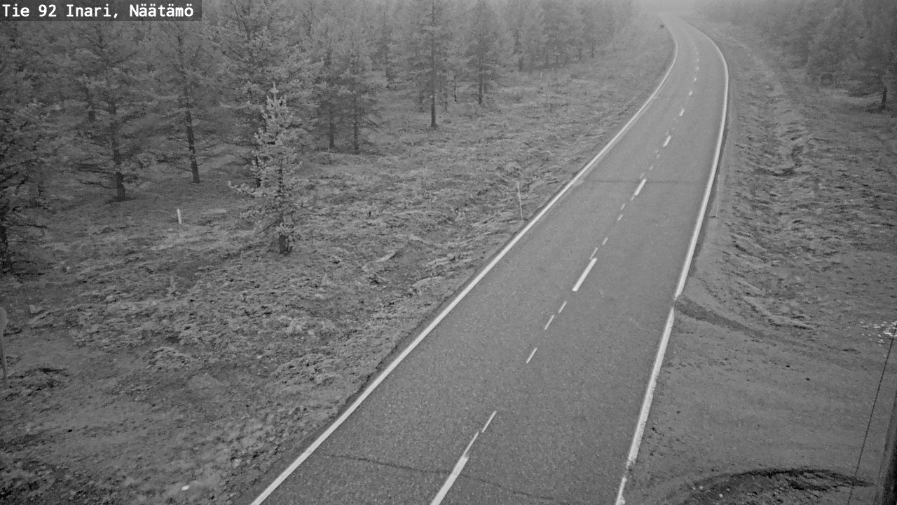 Kelikamerat Kuva Tie 92 Inari, Näätämö, Inari, Lappi