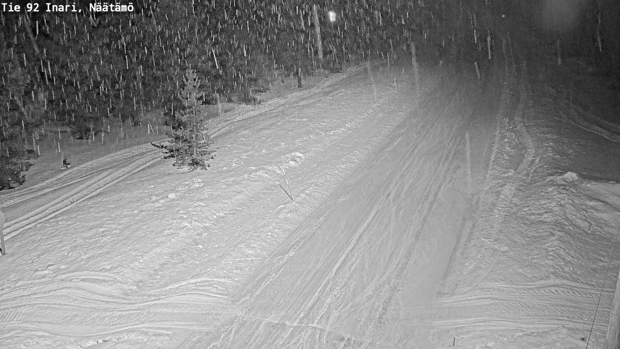 Kelikamerat Kuva Tie 92 Inari, Näätämö, Inari, Lappi