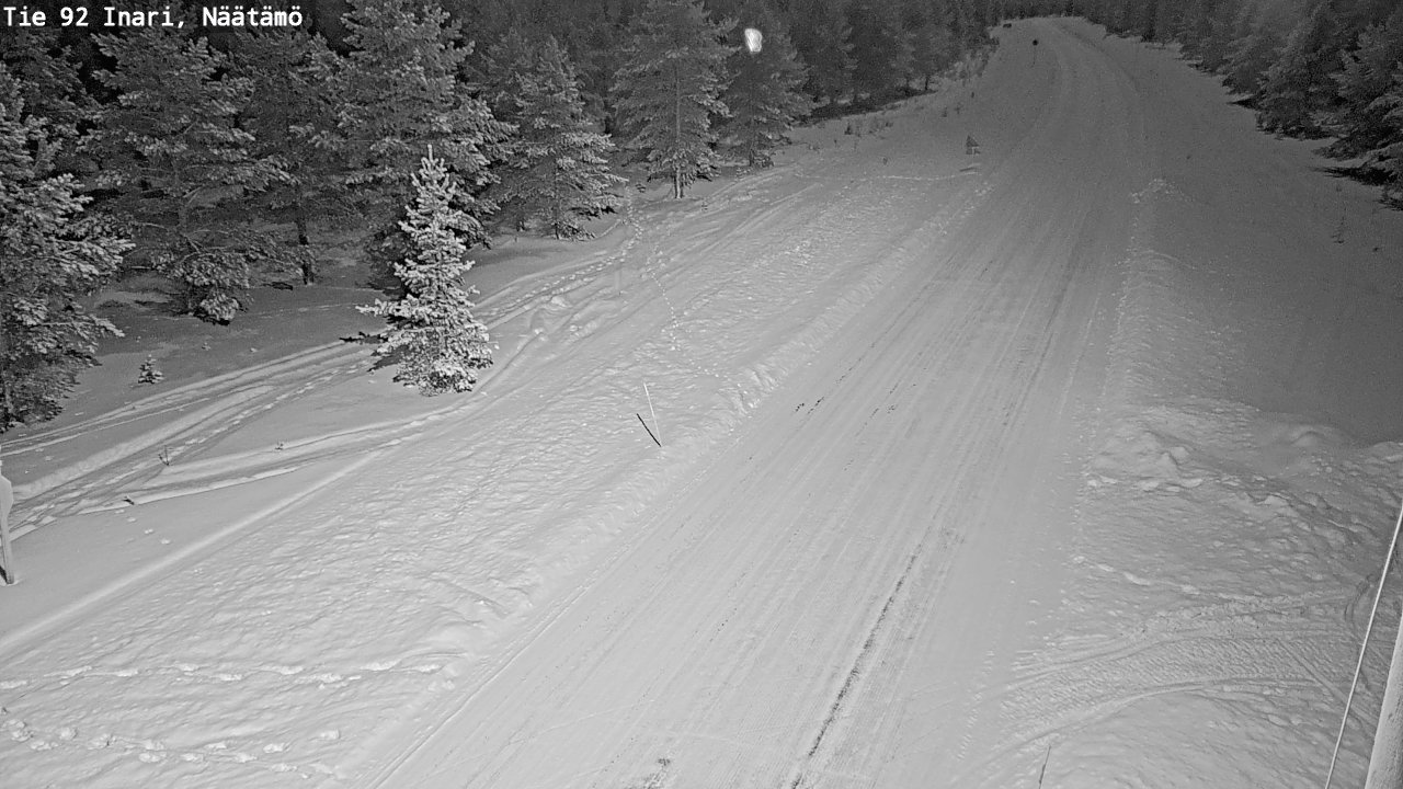 Kelikamerat Kuva Tie 92 Inari, Näätämö, Inari, Lappi