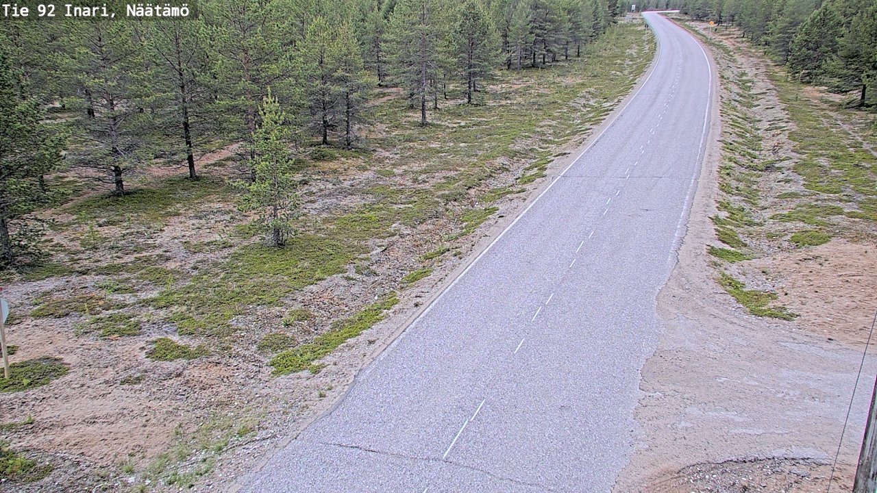 Kelikamerat Kuva Tie 92 Inari, Näätämö, Inari, Lappi