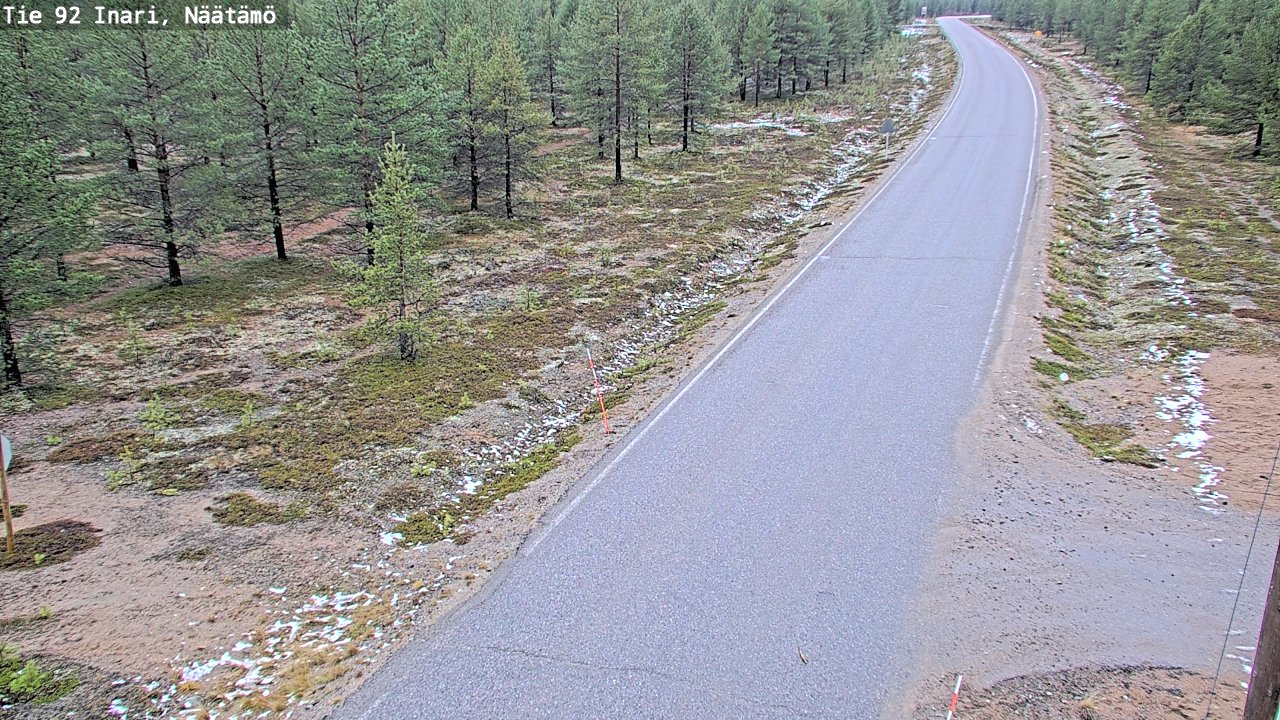 Kelikamerat Kuva Tie 92 Inari, Näätämö, Inari, Lappi